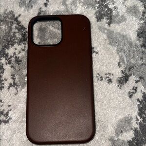 Nomad dark brown horween Leather iPhone 16 Pro Max Case